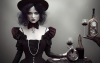 thargor6_steampunk_alice_with_scissor-hands_red_wine_rainy_day__303f395f-a1d8-423d-b3b3-47e73c6dc875