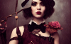 thargor6_steampunk_alice_with_scissors_hands_red_wine_rainy_day_1cfdef80-7272-4fc7-af20-a5d8b7fdc6c3