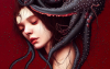 thargor6_a_large_squid_filled_with_red_wine_holding_a_beautiful_b91ef81e-4581-4981-add2-ead6aab9467a